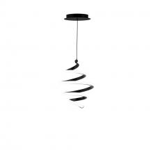  PD-19408-35-BK - Whirl Mini Pendant Light