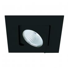  R2BSA-S927-BK - Ocularc 2.0 LED Square Adjustable Trim with Light Engine and New Construction or Remodel Housing