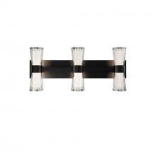  WS-91524-30-BK - Hourglass Bath & Wall Sconce