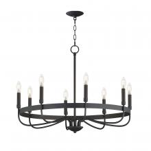 Maxim 14498BK - Frankie-Single-Tier Chandelier