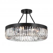  ALI-B2008-CZ_CEILING - Alister 8 Light Charcoal Bronze Semi Flush Mount