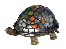  7908/816A - Blue Turtle Tiffany Accent Table Lamp