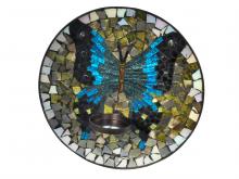  AV15424 - Butterfly Mosaic Candle Holder