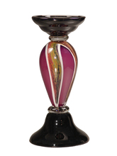  AG500288 - Melrose Small Hand Blown Art Glass Candle Holder