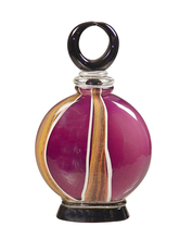  AG500289 - Melrose Hand Blown Art Glass Perfume Bottle
