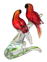  AS13178 - Love Birds Handcrafted Art Glass Figurine