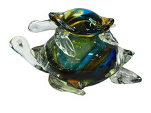  AS14072 - Colorful Sea Turtle Handcrafted Art Glass Figurine
