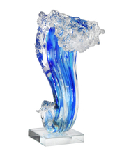  AS15206 - Pacific Wave Handcrafted Art Glass Sculpture