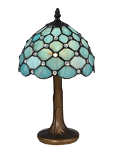  STT16090 - Castle Point Tiffany Accent Table Lamp