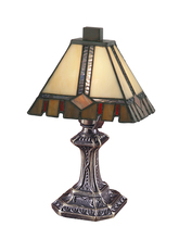  TA100351 - Castle Cut Tiffany Accent Table Lamp