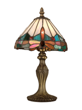  TA10606 - Roseate Jewel Dragonfly Tiffany Accent Table Lamp