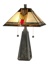  TT101387 - Mallinson Tiffany Table Lamp
