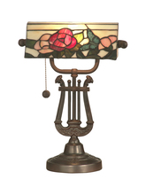  TT90186 - Broadview Bank Tiffany Accent Table Lamp