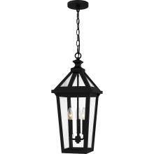  BLV1909MBK - Boulevard 3-Light Matte Black Outdoor Hanging Lantern