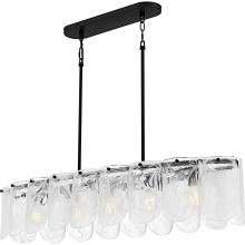  CAS543MBK - Cassidy 5-Light Matte Black Linear Chandelier