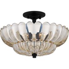  WHP1716MC - Whitecap 4-Light Mottled Cocoa Semi-Flush Mount