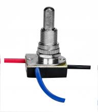  80/1129 - 3-Way Metal Push Switch; 3/8" Metal Bushing; 2 Circuit; 4 Position (L-1, L-2, L1-2, Off);