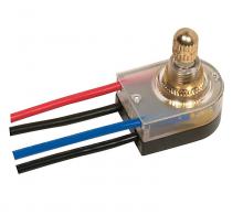  80/1359 - On-Off Lighted Rotary Switch; 3/8" Plastic Bushing; Single Circuit; 6A-125V, 3A-250V Rating;