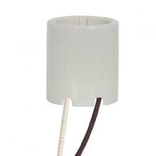  80/1734 - Keyless Porcelain Socket With Paper Liner; 2 Bushings; 2 Wireways; Spring Contact For 4KV; 9"