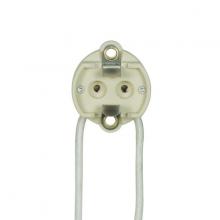  80/1872 - G12 HID Socket; 5KV 8" SF-2 Leads; 3/4" Height; 1-3/8" Diameter; 1-1/4" CC Screw