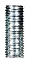  90/1017 - 3/8 IP Steel Nipple; Zinc Plated; 1-3/4" Length; 5/8" Wide