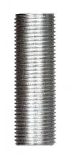  90/1062 - 3/8 IP Steel Nipple; Zinc Plated; 2" Length; 5/8" Wide