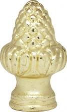  90/133 - Acorn Finial; 1-1/2" Height; 1/8 IP; Polished Brass Finish