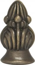 90/1724 - Bud Finial; 1-3/8" Height; 1/8 IP; Antique Brass Finish