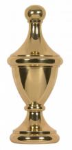  90/1734 - Large Urn Finial; 2-3/4" Height; 1/8 IP; Polished Brass Finish
