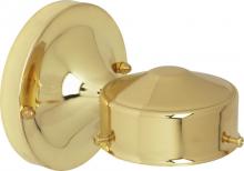  90/708 - 3-1/4" Wired Wall Bracket; Brass Finish; Includes Hardware; 60W Max