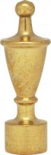  90/886 - Urn Finial; 1-3/4" Height; 1/8 IP; Burnished And Lacquered