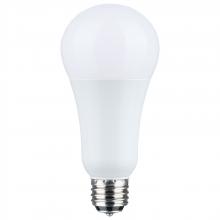  S11518 - 5/14/20 Wattage Selectable A21 LED; 3-Way Lamp; White Finish; 5000K CCT; Medium Double Contact Base;