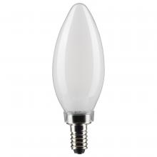  S21270 - 4 Watt B11 LED; Frost; Candelabra base; 90 CRI; 3000K; 120 Volt