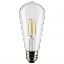  S21360 - 5 Watt ST19 LED; Clear; Medium base; 90 CRI; 2700K; 120 Volt