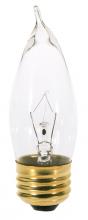  S3264 - 25 Watt CA10 Incandescent; Clear; 1500 Average rated hours; 210 Lumens; Medium base; 120 Volt