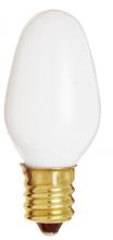  S3692 - 7 Watt C7 Incandescent; White; 3000 Average rated hours; 28 Lumens; Candelabra base; 120 Volt