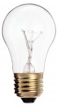  S3810 - 40 Watt A15 Incandescent; Clear; Appliance Lamp; 2500 Average rated hours; 300/225 Lumens; Medium