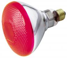  S4424 - 100 Watt BR38 Incandescent; Red; 2000 Average rated hours; Medium base; 120 Volt