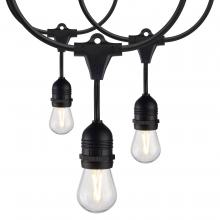  S8030 - 24Ft; LED String Light; Includes 12-S14 bulbs; 2200K; 120 Volts