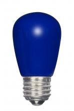  S9172 - 1.4 Watt LED; S14; Ceramic Blue; Medium base; 120 Volt; Carded