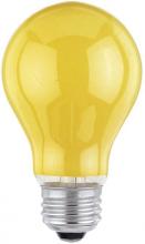  0345200 - 60W A19 Incandescent Bug Yellow E26 (Medium) Base, 120 Volt, Box, 2-Pack