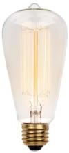  0412000 - 40W ST20 Timeless Vintage Inspired Clear E26 (Medium) Base, 120 Volt, Card