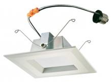  3105500 - 15W Square Recessed LED Downlight 6" Dimmable 3000K E26 (Medium) Base, 120 Volt, Box