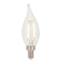  4517200 - 3.3W CA11 Filament LED Dimmable Clear 2700K E12 (Candelabra) Base, 120 Volt, Box