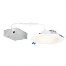  5238000 - 15W Deep Baffle Recessed LED Downlight with Color Temperature Selection 5-6 in. Dimmable 2700K,