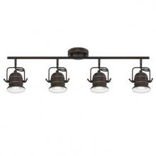  6116800 - 4 Light Track Light Kit Oil Rubbed Bronze Finish with Highlights