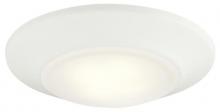  6322100 - 6 in. 12W LED Surface Mount White Finish Frosted Lens, 3000K