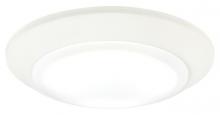  6323300 - 7 in. 15W LED Surface Mount White Finish Frosted Lens, 4000K