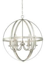  6328300 - 6 Light Chandelier Brushed Nickel Finish