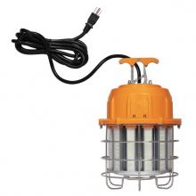  6549200 - 60W High-Lumen LED Plug-In Work Light Orange Finish Chrome Cage